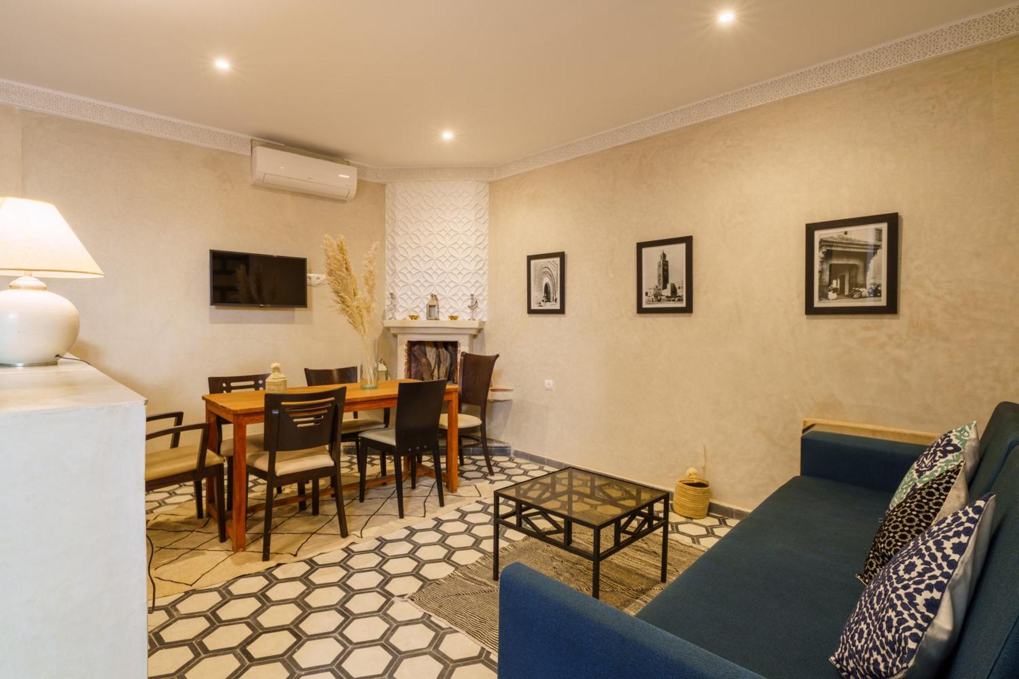 Riad 4 Chambres - Piscine & Petit Dejeuner Gratuit - Wifi Fibre Optique Marrakesz Zewnętrze zdjęcie