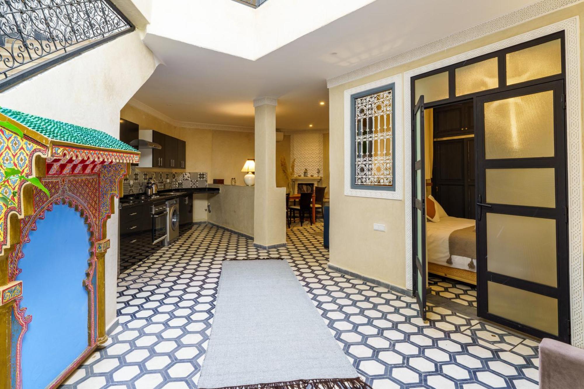 Riad 4 Chambres - Piscine & Petit Dejeuner Gratuit - Wifi Fibre Optique Marrakesz Zewnętrze zdjęcie
